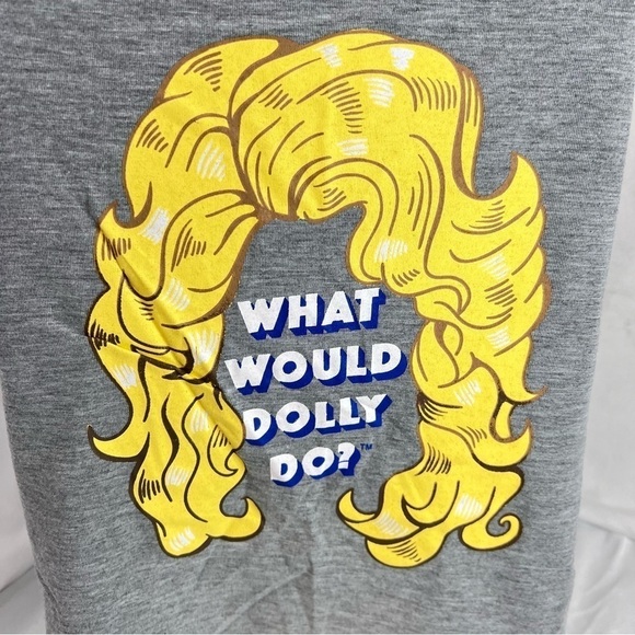 Doggy Parton What Would Dolly Do? T Shirt Gray - Picture 9 of 10
